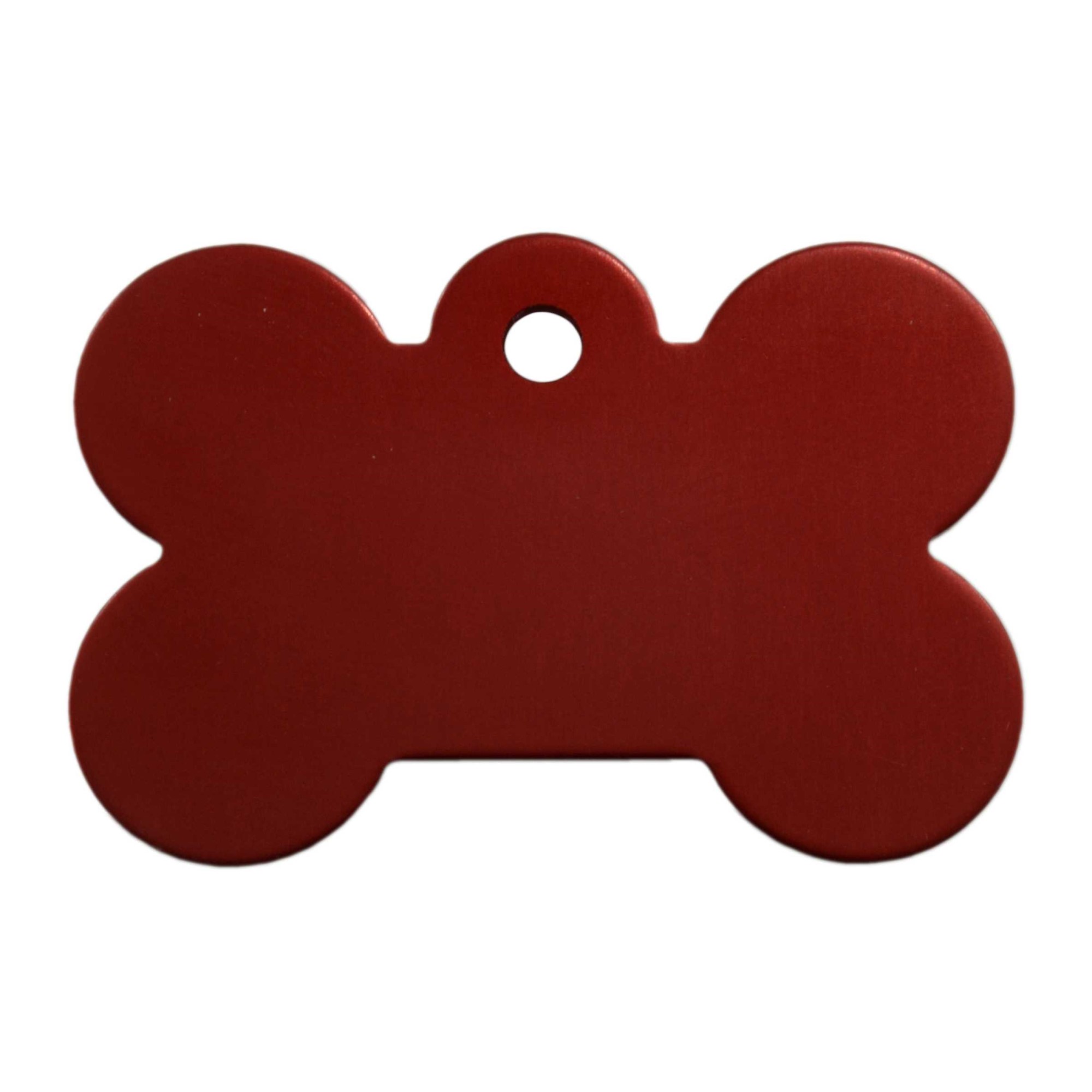 TAG PET BONE RED LARGE