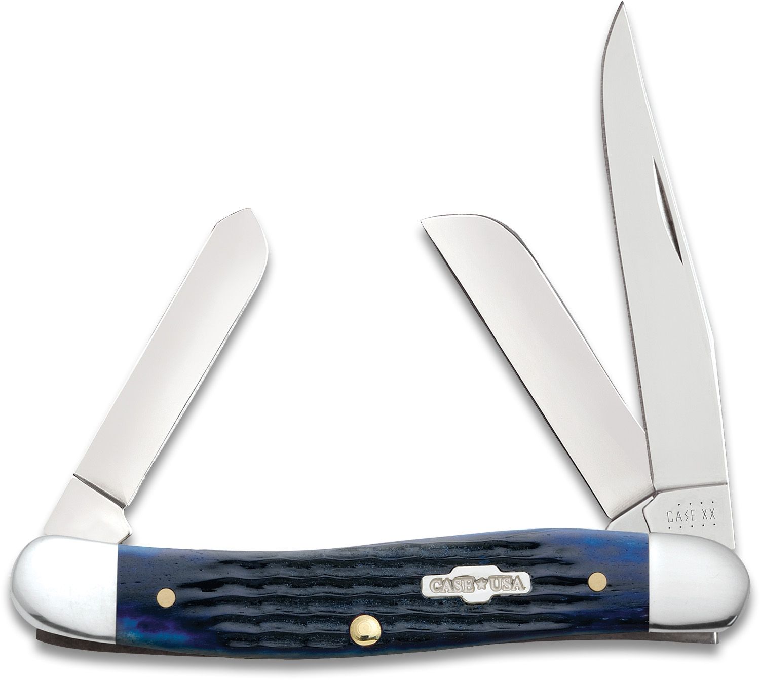 CASE KNIFE STOCKMAN BLUE