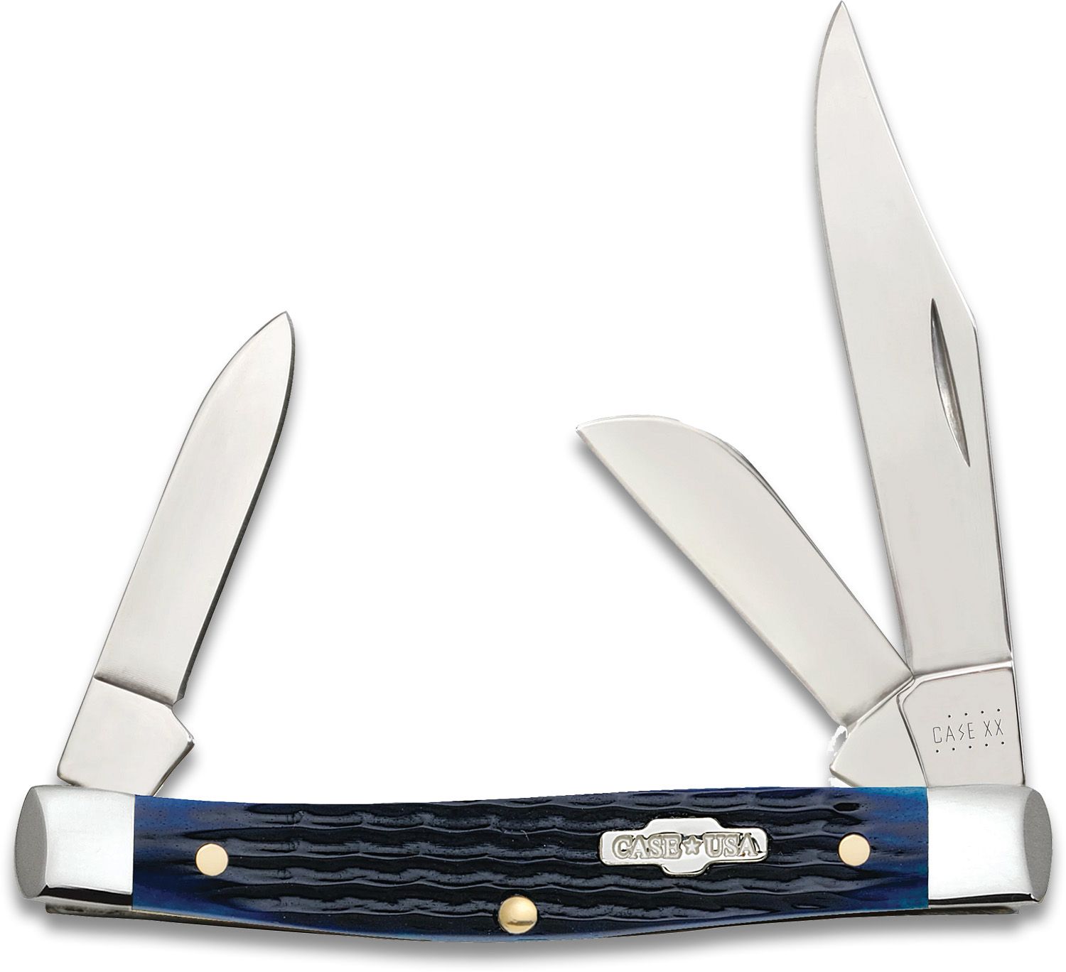CASE KNIFE STOCKMAN BLUE