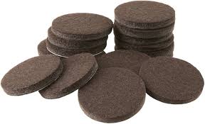 felt pads 1" black