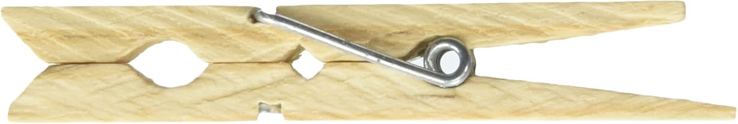 50CT WOOD SPRING CLOTHESPIN