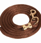 LEAD ROPE W/CHAIN BROWN 30IN