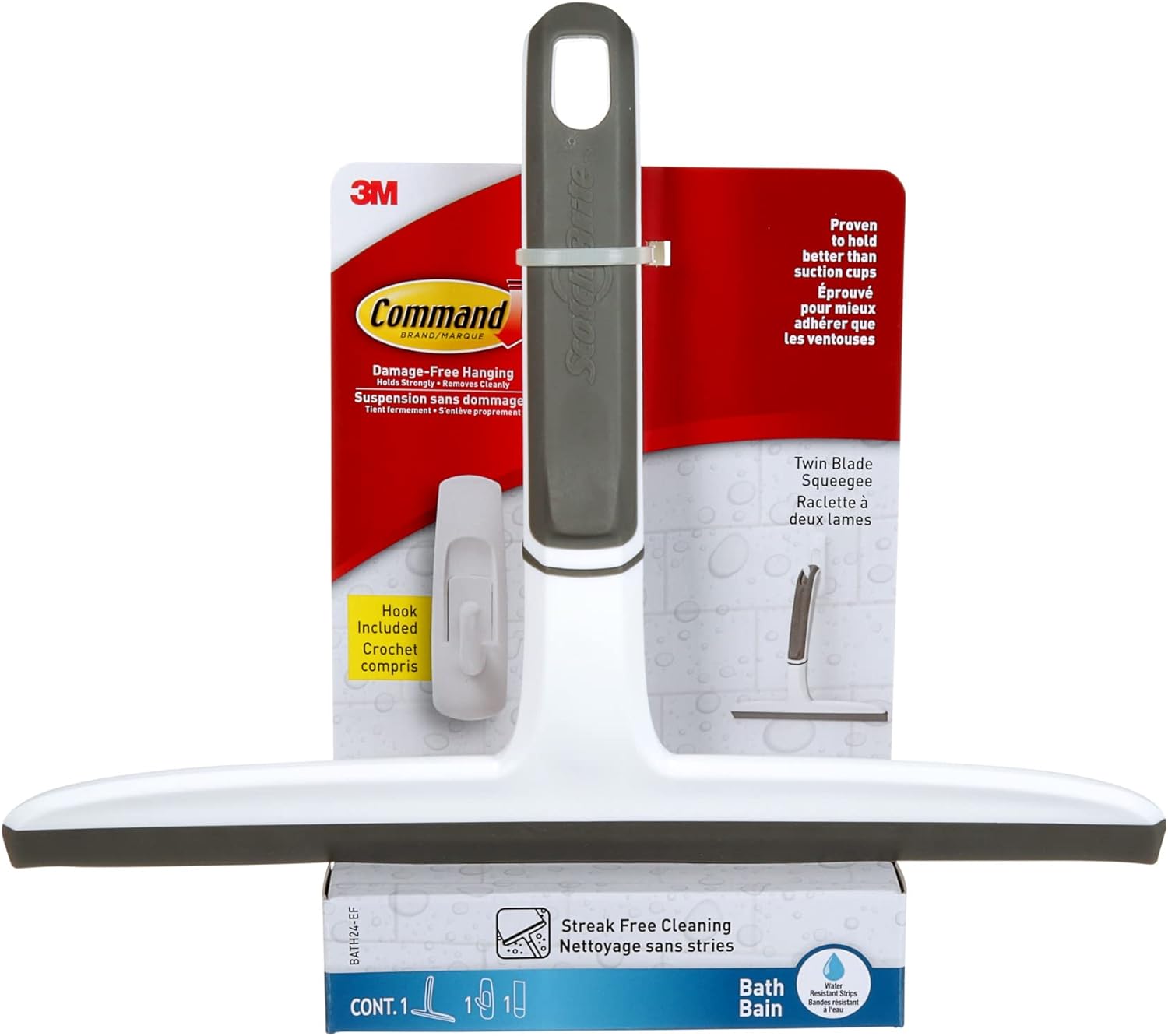 TWIN BLADE STEEL SQUEEGEE