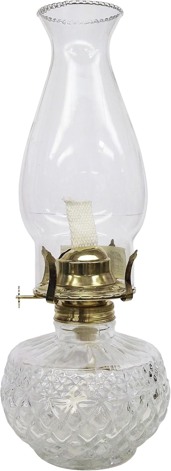 L399CL GLASS OIL LAMP