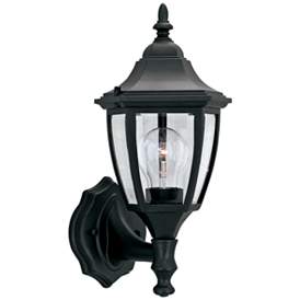 544247 1LT WALL LIGHT BLK