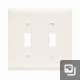 TP2-W 2G SWITCH PLATE WHITE