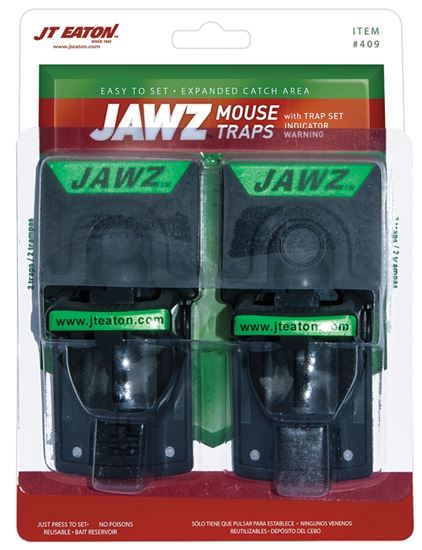 409 JAWZ 2PK MOUSE SNAPTRAP