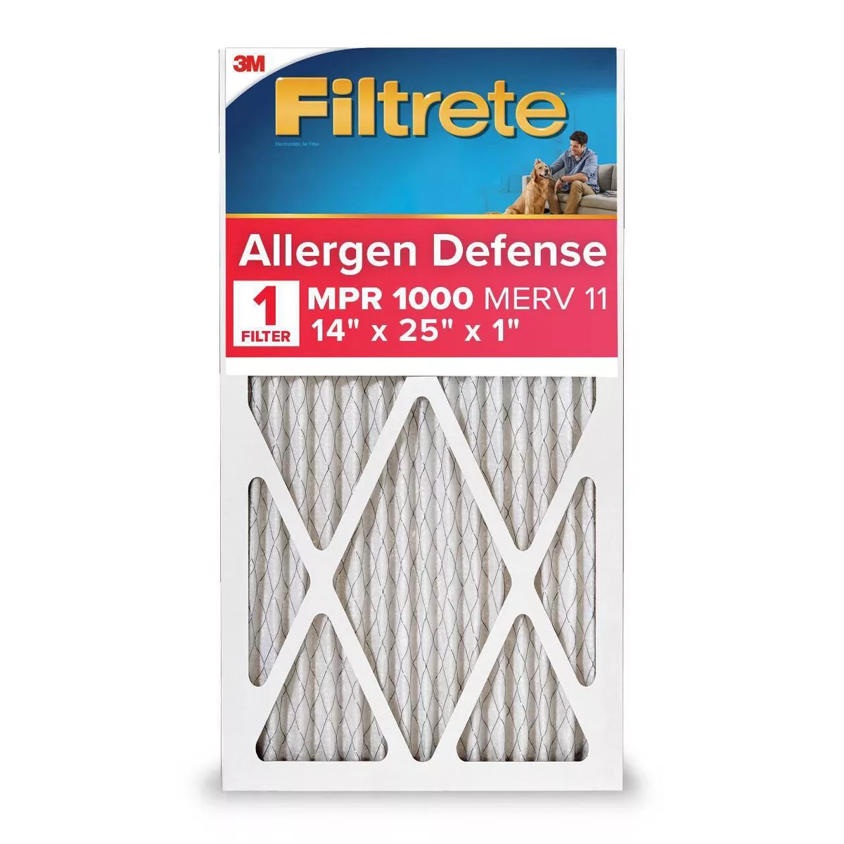 FILTER AC ALLRGN RDCTN 14X25X1