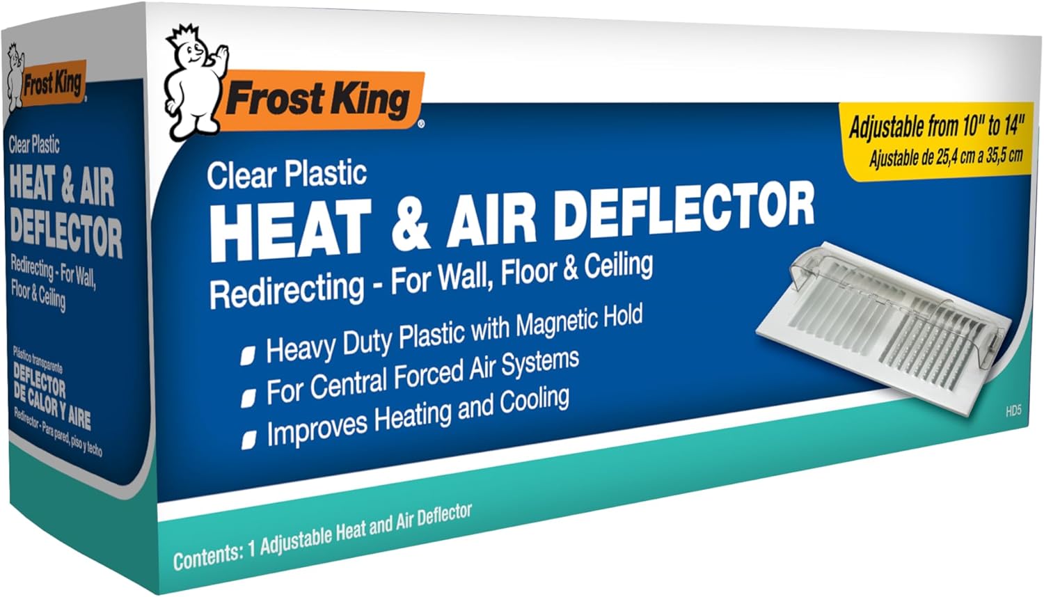 HD5 HEAT DEFLECTOR 10-14"