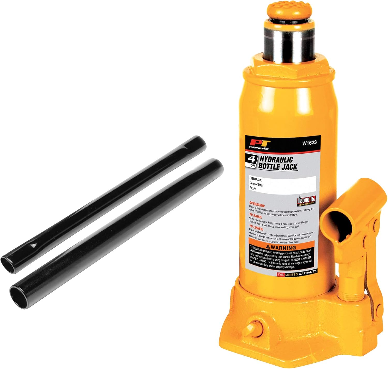 W1623/B-004D 4TON BOTTLE JACK