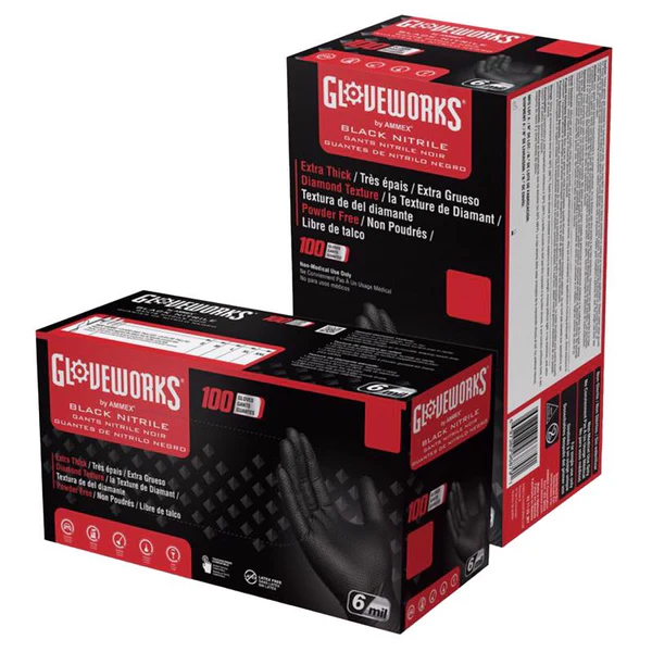 GWBN49100-HD BLK NITRILE RDT PF